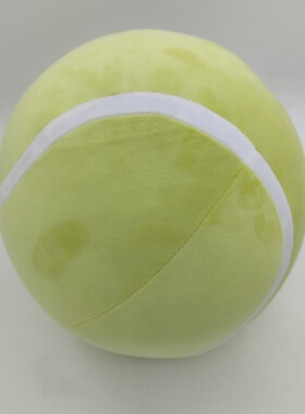40cm绿色毛绒网球定制印文字logo15cm25cm30cm球馆店面装饰棉球10