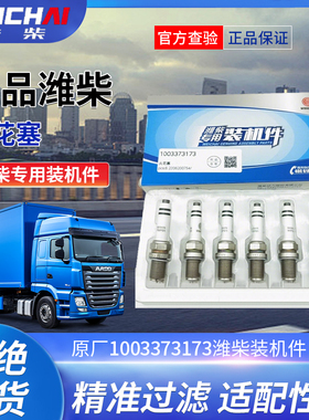 潍柴国六火花塞气体机天然气发动机高压线430/460马力1003373173