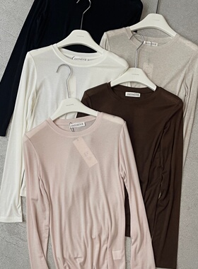 JASMINE2321天丝羊毛T恤长袖