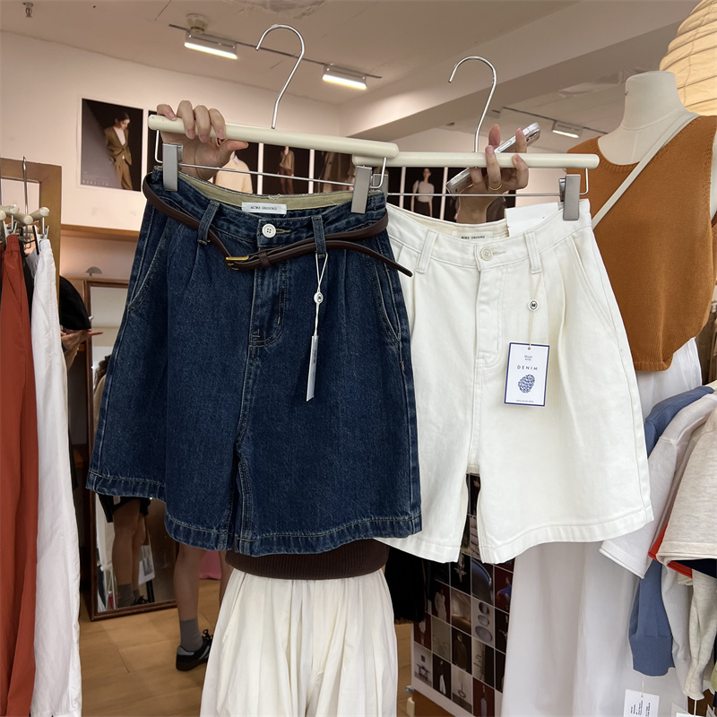 牛仔裙尾单A字特价夏季百搭阔腿