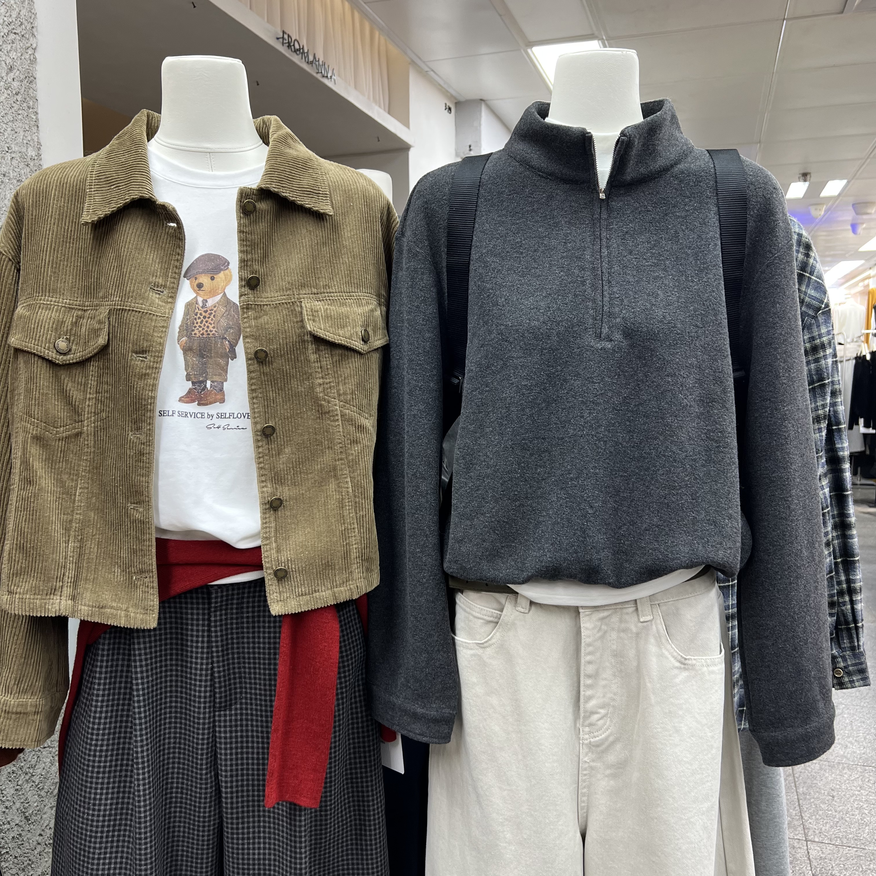 十三行ABOWLAB2025秋冬新款宽松百搭立领下摆抽绳卫衣外套女23250