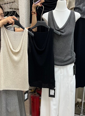 赫本266 荡领设计感针织上衣