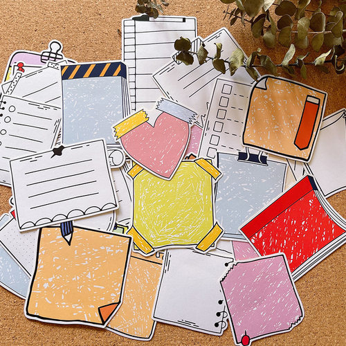 可书写便签框贴纸手帐贴画
