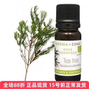 原装aroma zone有机茶树精油单方痘痘法国AZ