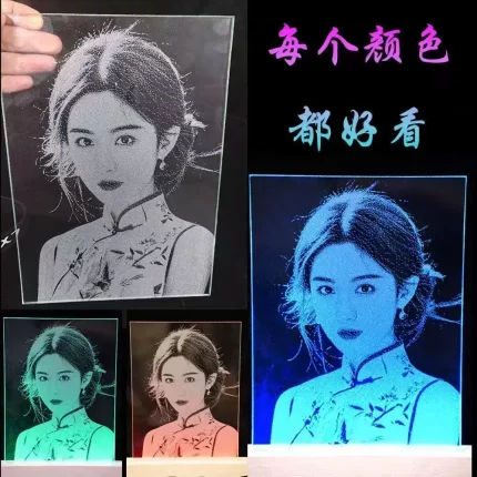 非遗锤子玻璃画定制敲击画琉璃画合金锤画高级感生日礼物送女朋友