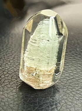 天然绿幽灵水晶吊坠男女款饰品