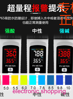 ㊣希玛（SMARTSENSOR）PH828+水质笔酸碱度检测仪监测便携专用