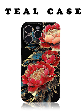 新中式国风原创图案手机壳适用苹果16promaxiphoneOPPORENO10PROFINDX5PRO荣耀MAGIC4PROVIVOX200IQOONEO6