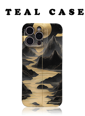 新中式国风原创图案手机壳适用苹果16promaxiphoneOPPORENO10PROFINDX5PRO荣耀MAGIC4PROVIVOX200IQOONEO6