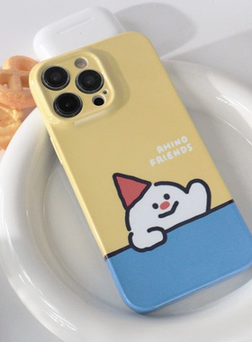 韩系可爱黄色菲林手机壳亮面适用苹果13promaxiphone15PROMAX15plus15PRO华为NOVA4NOVA10PRO小米13VIVOX90女