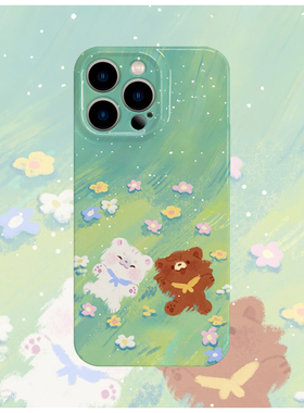 梦回那天绿色清新菲林可爱手机壳适用苹果16promaxiphoneOPPORENO10PROFINDX5PROMAGIC4PROVIVOX200IQOONEO6
