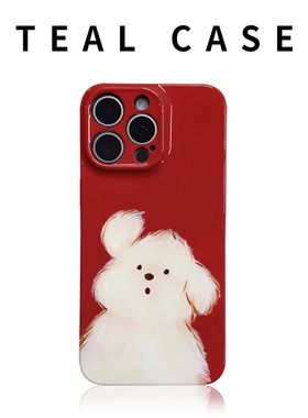 懵懵潦草小狗菲林手机壳亮面适用苹果13promaxiphone15PROMAX15plus15PRO华为NOVA10PRO小米13VIVOX90mate40