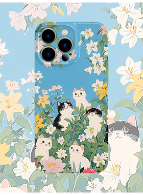 原创图案希望之喵手机软壳适用苹果16promaxiphoneOPPORENO10PROFINDX5PRO荣耀MAGIC4PROVIVOX200IQOONEO6