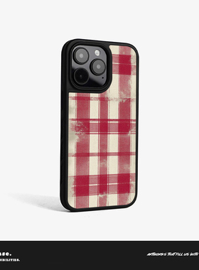 【TEAL】磨砂磁吸晶瓷手机壳复古风古早风千禧风巴洛克复古格纹条纹适用于苹果12iphone16promax15plus13pro