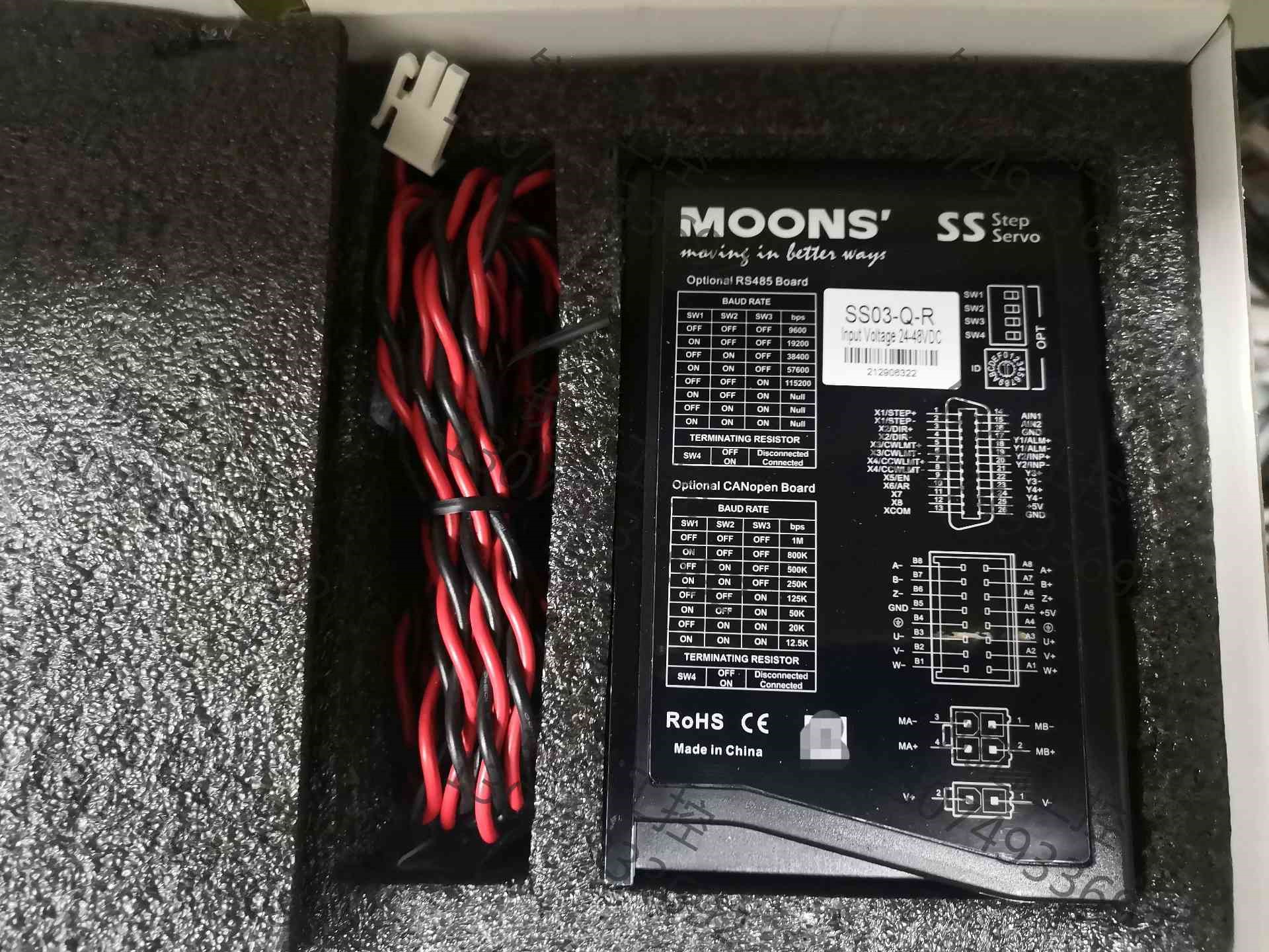 RMOONS全新鸣志SS03-Q-R步进电机驱动器型号:S