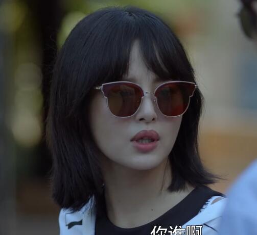 带着爸爸去留学辛芷蕾林飒同款墨镜潮人度假武丹丹黄小栋太阳眼镜