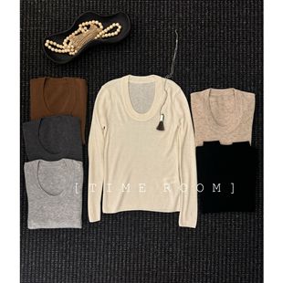 u领超细美丽诺羊毛毛衣打底衫 TIME 新款 2025冬季 ROOM
