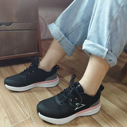 外贸女子网面透气轻质运动健步鞋