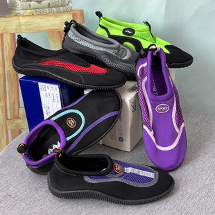 外贸男女溯溪鞋夏季亲子套脚防割脚礁石海边沙滩涉水鞋冲浪滑水鞋