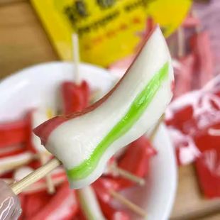 老式 辣椒糖安庆特产7080后怀旧零食儿时糖果小零食手工七彩麦芽糖