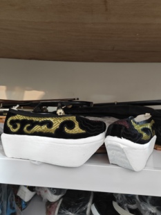 戏剧服装北京三义斋福字履牛皮底