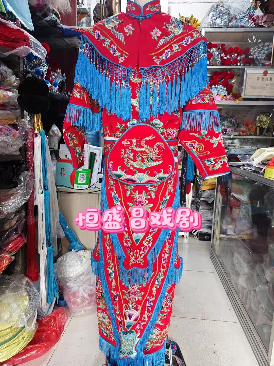 正龙戏装/戏剧服装/女改良靠/高丝宝面料图片