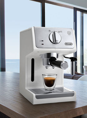 Delonghi/德龙 ECP33.21.W 意式咖啡机家用商用半自动复古小型机