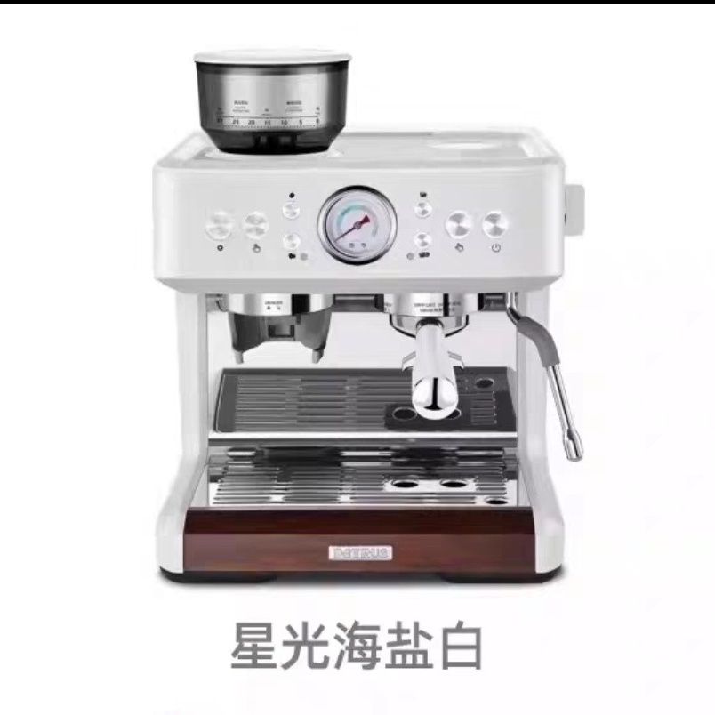 柏翠PE3899双锅炉意式全咖啡机家用奶泡机研磨一体机小型