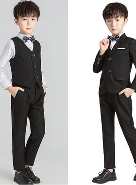 儿童西装套装礼服花童潮礼服男童