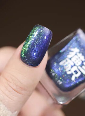 俄罗斯田园猫猫三两只12ml新年猫眼指甲油偏光磁性免烤超闪