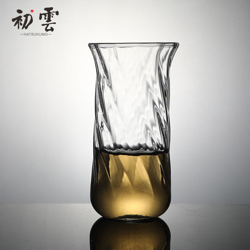 初云中古杯玻璃杯清酒闻香杯