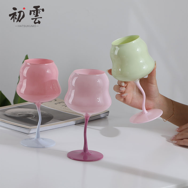 Bacchus疯狂的巴克斯酒神杯/设计师歪脚杯子红酒杯葡萄酒酒杯中古