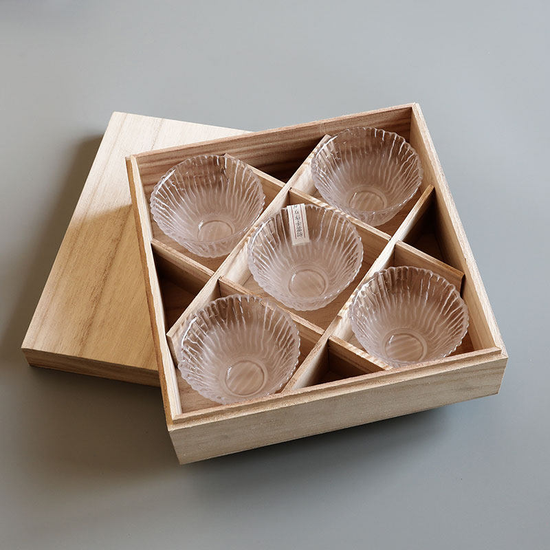 日本设计师云雾清酒杯细渊杯子清酒酒具酒壶茶杯白酒酒杯木盒礼盒图片