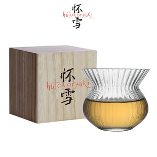 怀雪杯{我欲飞佩重游 照我襟怀雪}初云原创手作水晶玻璃酒杯杯子