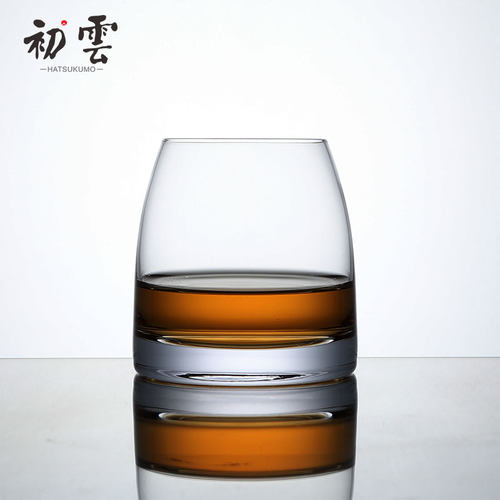 中古芬兰威士忌杯厚重水晶杯酒杯