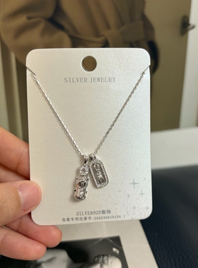 招财貔貅 金刚杵  S925通体纯银  品牌精工 ！细锁骨项链女礼物
