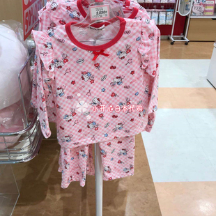 家居服睡衣裤 现货 三丽鸥宝宝儿童卡通春秋长袖 Sanrio 日本专柜