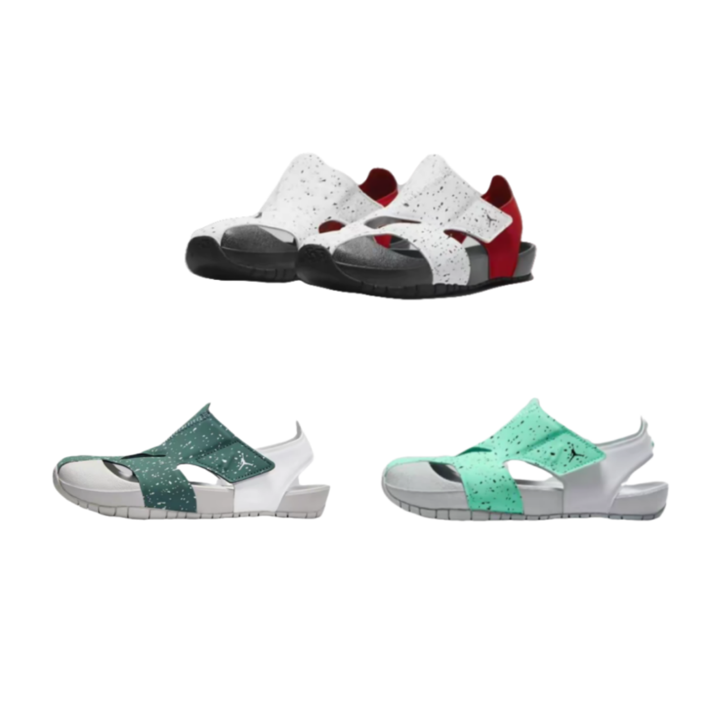 正品Nike耐克AJ夏季儿童包头凉鞋男童女童防水速干魔术贴运动凉鞋