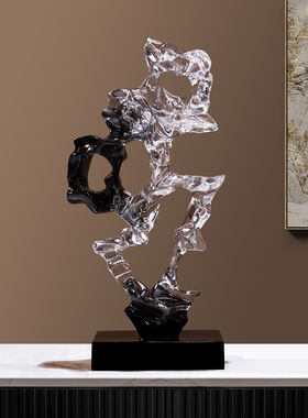 新中国风太湖石入口装饰摆件，高端客厅电视柜，酒柜，办公工艺品