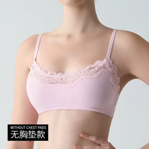 无钢圈蕾丝抹胸超薄性感无痕内衣
