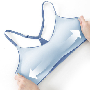 Y字美背抑菌无痕固定杯可机洗内衣无钢圈舒适一体式薄款光面文胸