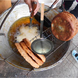 嘉禾油炸灯盏糍粑勺子香油提子炸土豆葱饼夹馅锅巴神器模具