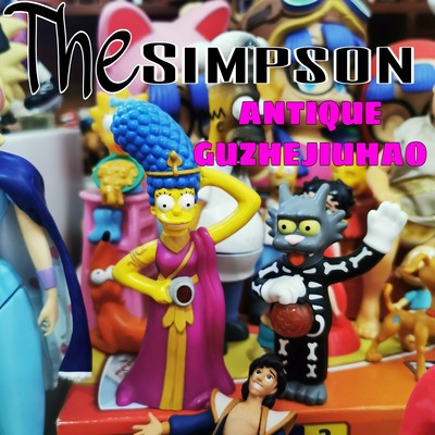 全新原包装辛普森一家邪恶猫妈妈玛姬手办玩具公仔摆件可能没电了