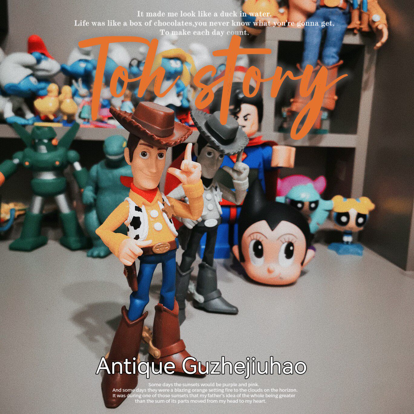 出口玩具总动员胡迪警长复古手办玩具公仔摆件人偶模型收藏