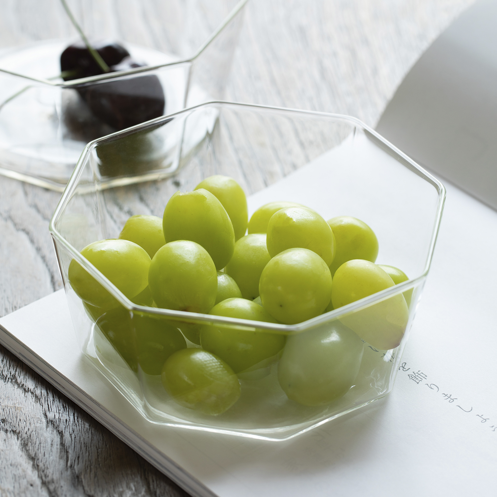 曼叙八方水晶琉璃果盘