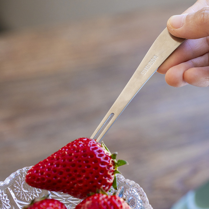 曼叙水果叉304不锈钢食品级轻奢高级感家用抛光甜美小巧高颜餐具,餐饮具,水果叉/水果签,淘宝优惠券,粉丝福利购,淘宝优惠卷