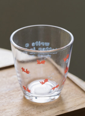 曼叙高颜值可爱金鱼玻璃咖啡杯