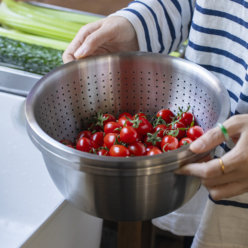 曼叙304不锈钢盆家用洗菜盆厨房