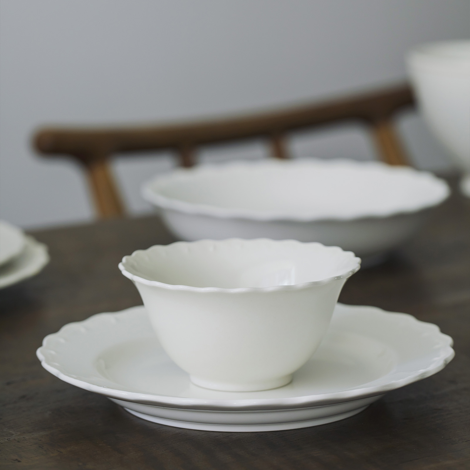 曼叙法式中古风餐具家用米饭碗