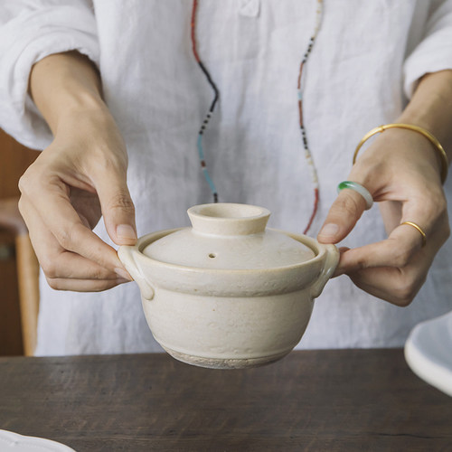 曼叙小炖盅家用鸡蛋羹砂锅一人份